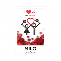 Магнит Milo Milk I Love You And Tennis