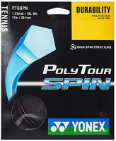 Струна теннисная Yonex Poly Tour Spin Black 12m 1.25mm