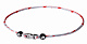 Ожерелье Phiten X30 GS RAZOR красное