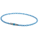Ожерелье Phiten X50 High-End III бело-серо-голубой