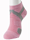 Носки Phiten Socking розово-серые